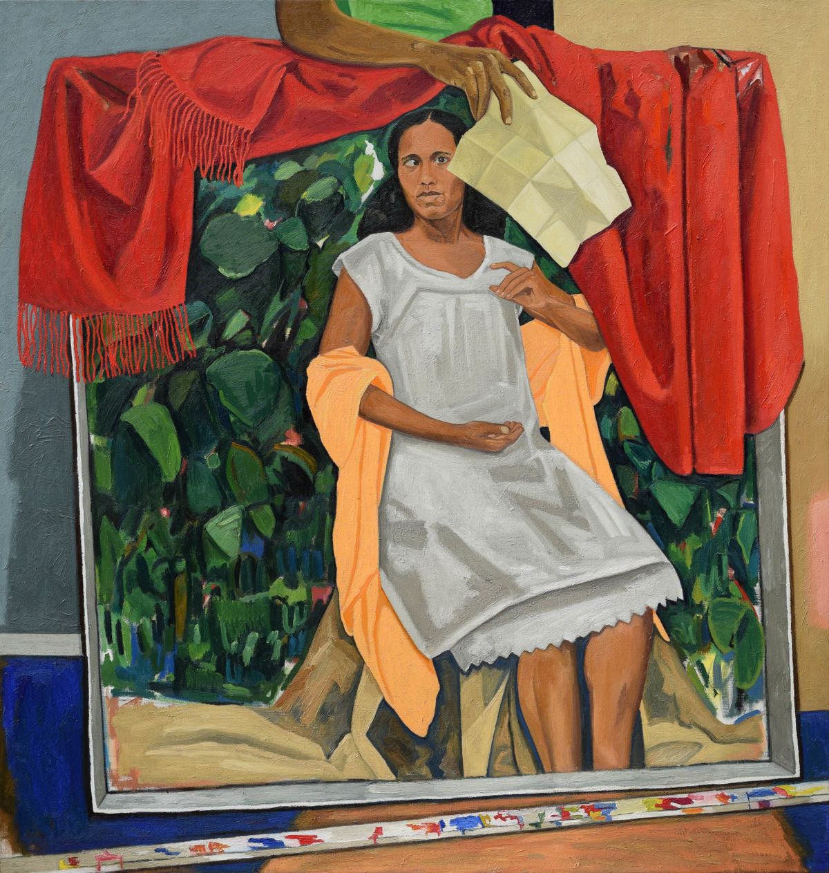 Mequitta Ahuja, Sales Slip, 2017. Courtesy of Tiwani Contemporary, London