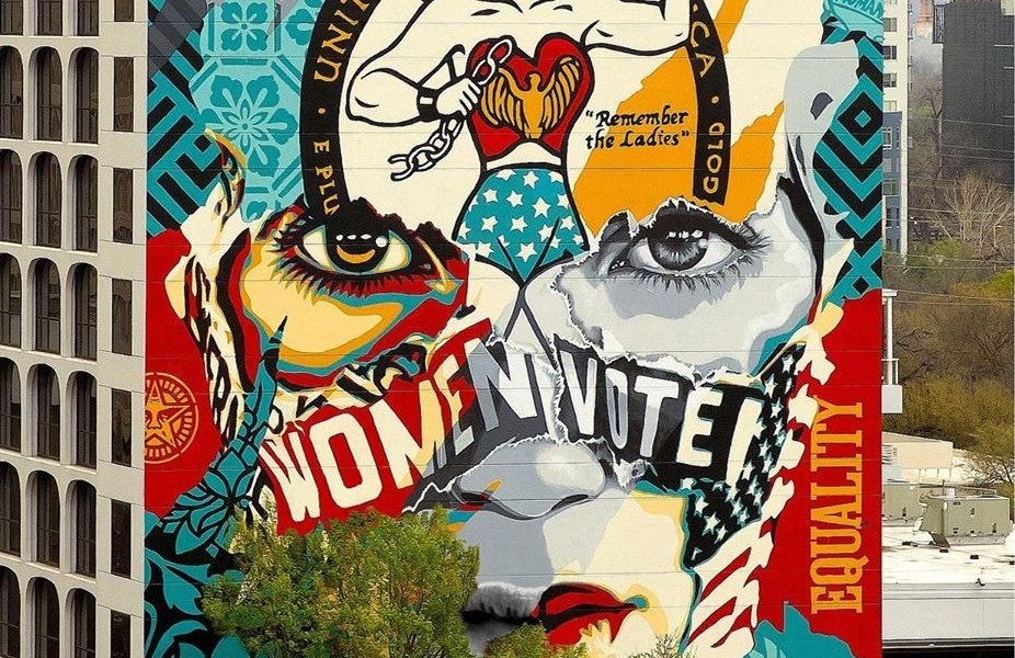 Sandra Chevrier + Obey Giant @ Austin, USA