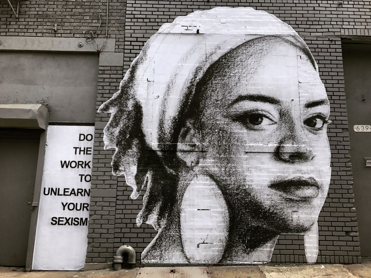 Tatyana Fazlalizadeh, Do the Work, 2017. Courtesy of the artist