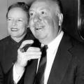 Alfred Hitchcock con sua moglie Alma Reville
