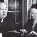 Alfred Hitchcock con sua moglie Alma Reville