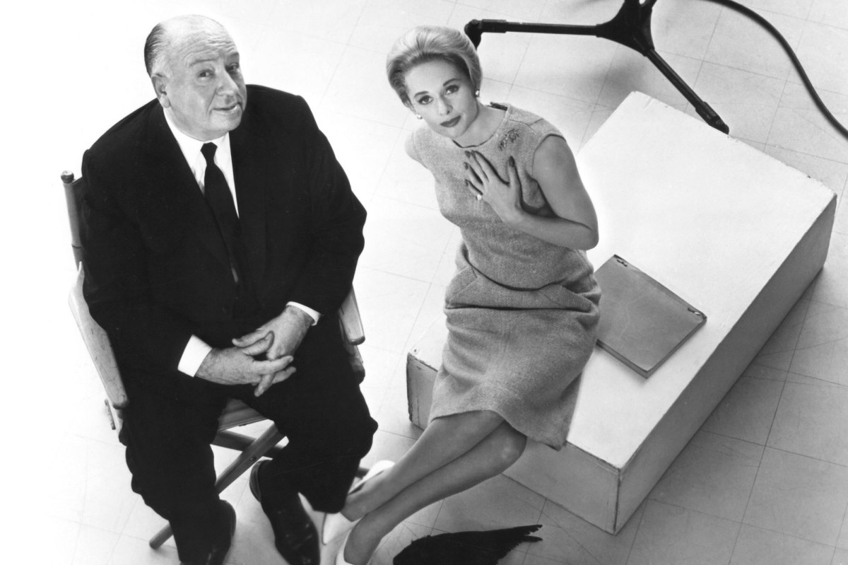 Alfred Hitchcock e Tippi Hedren