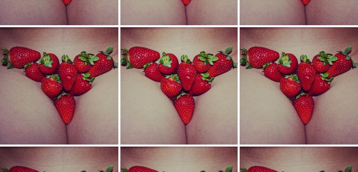 Casa amara casa - Natura erotica - Fragole ribelli (Photocollage)