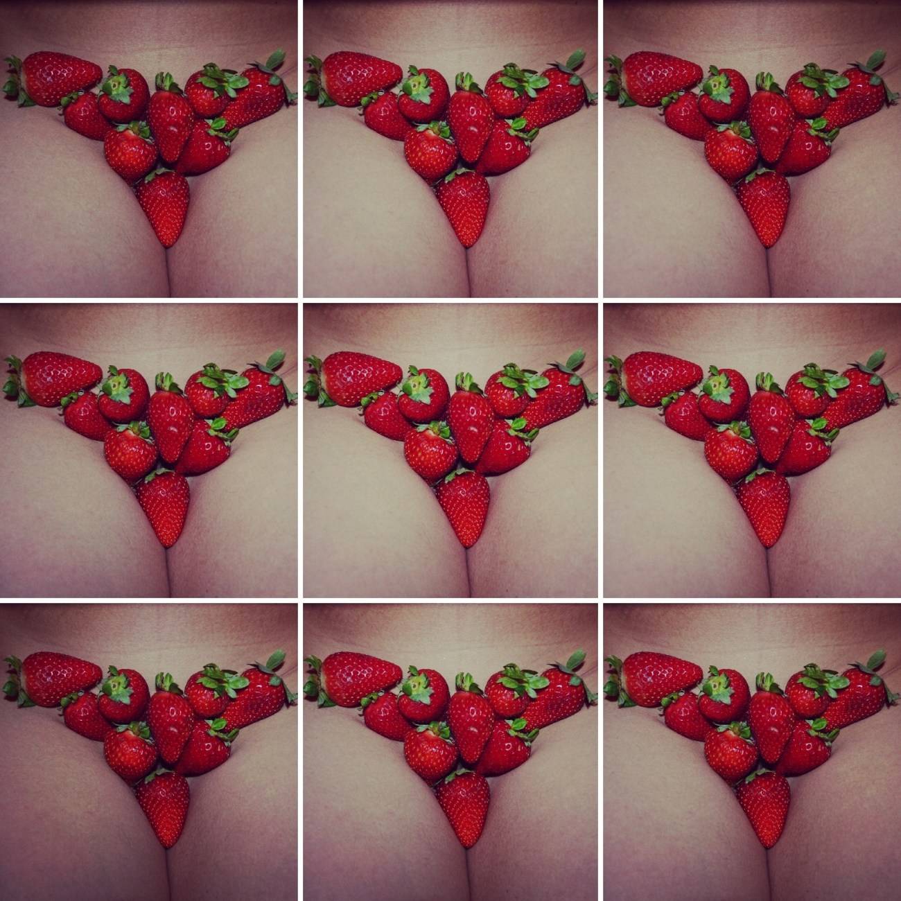 Casa amara casa – Natura erotica – La ribellione delle fragole (Photocollage)