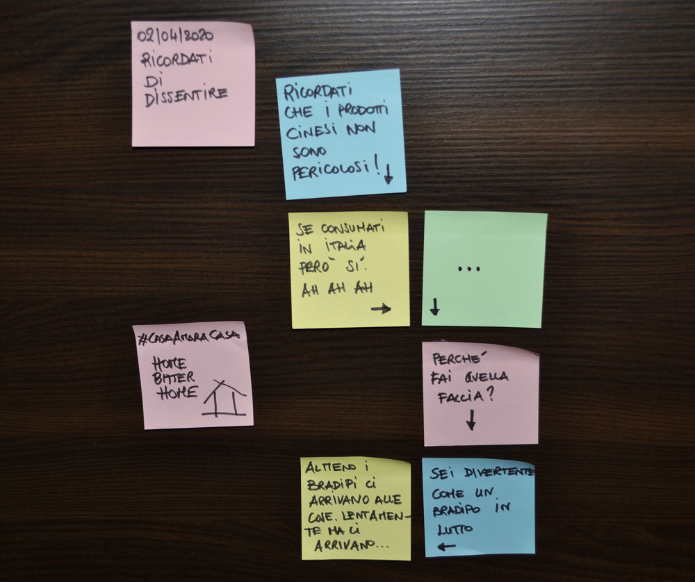 #Iorestoacasa con la mia coscienza: Ricordati di dissentire