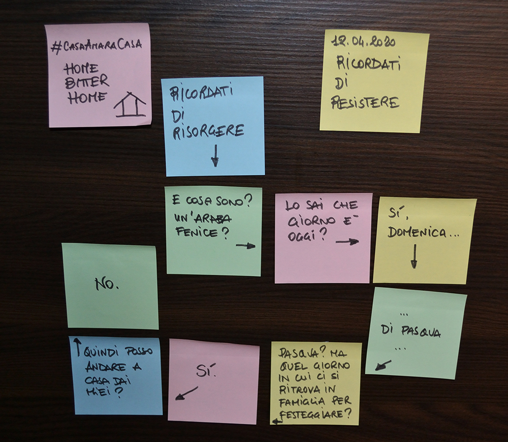 #Iorestoacasa con la mia coscienza: Ricordati di resistere