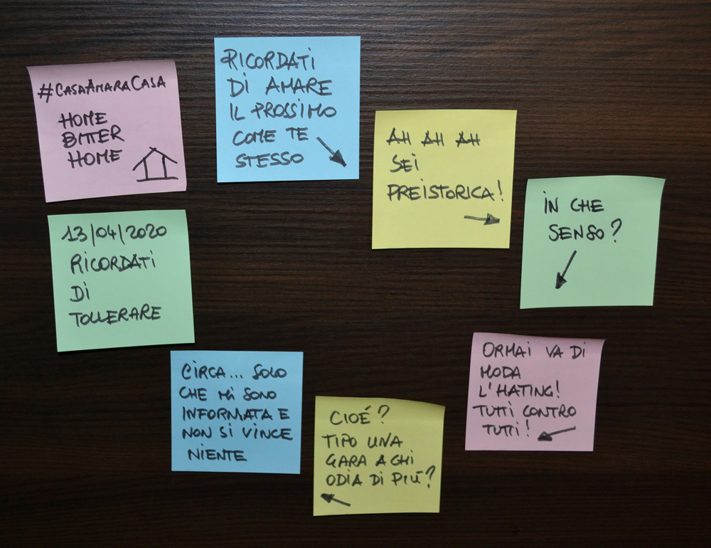 #Iorestoacasa con la mia coscienza: Ricordati di tollerare