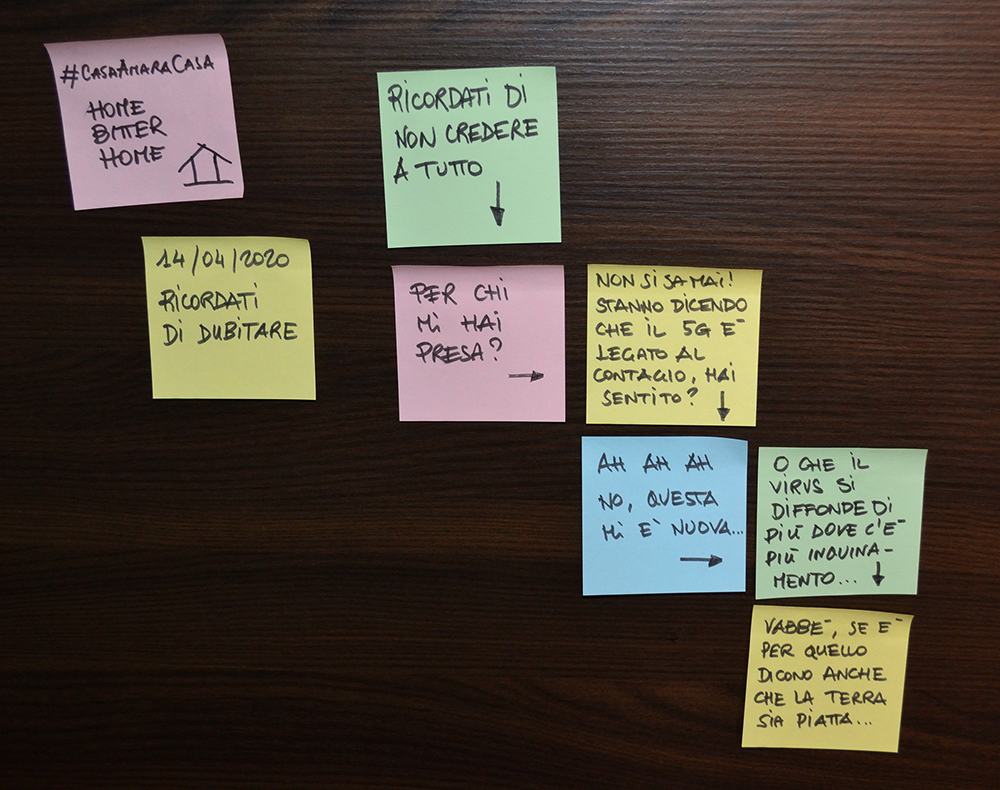 #Iorestoacasa con la mia coscienza: Ricordati di dubitare #Iorestoacasa con la mia coscienza: Ricordati di dubitare