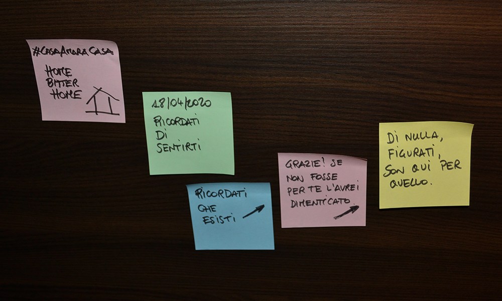 Iorestoacasa con la mia coscienza: Ricordati di sentirti