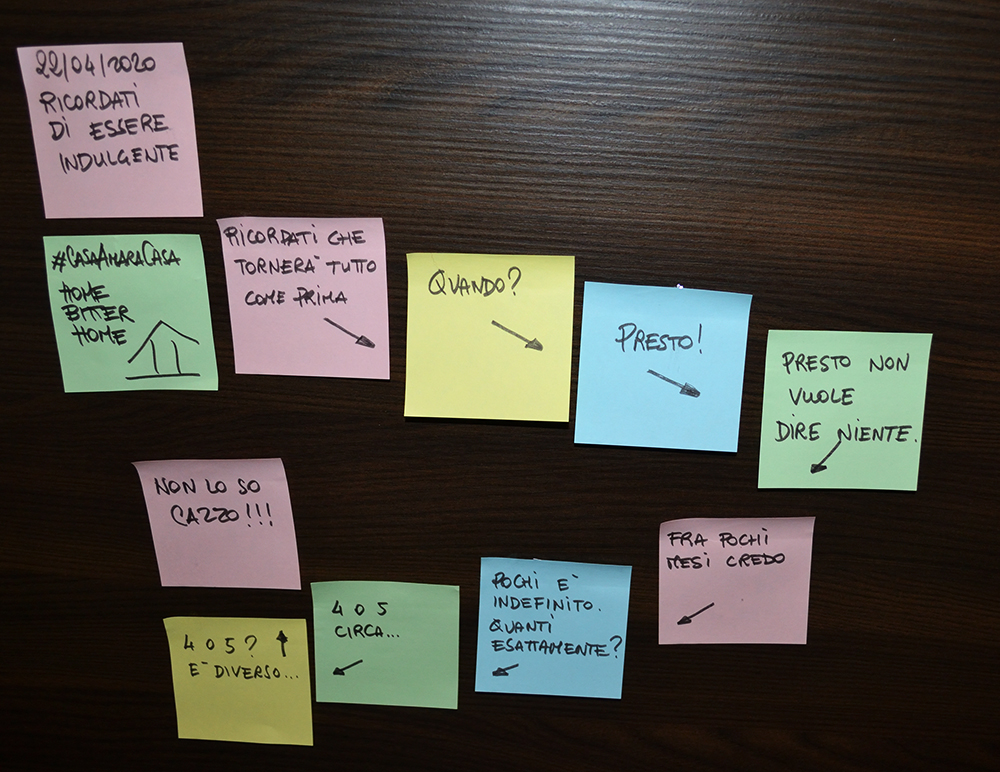 #Iorestoacasa con la mia coscienza: Ricordati di essere indulgente