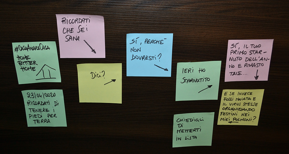 #Iorestoacasa con la mia coscienza: Ricordati di tenere i piedi per terra