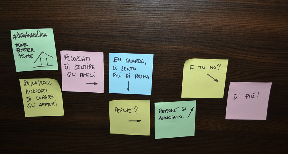 #Iorestoacasa con la mia coscienza: Ricordati di curare gli affetti