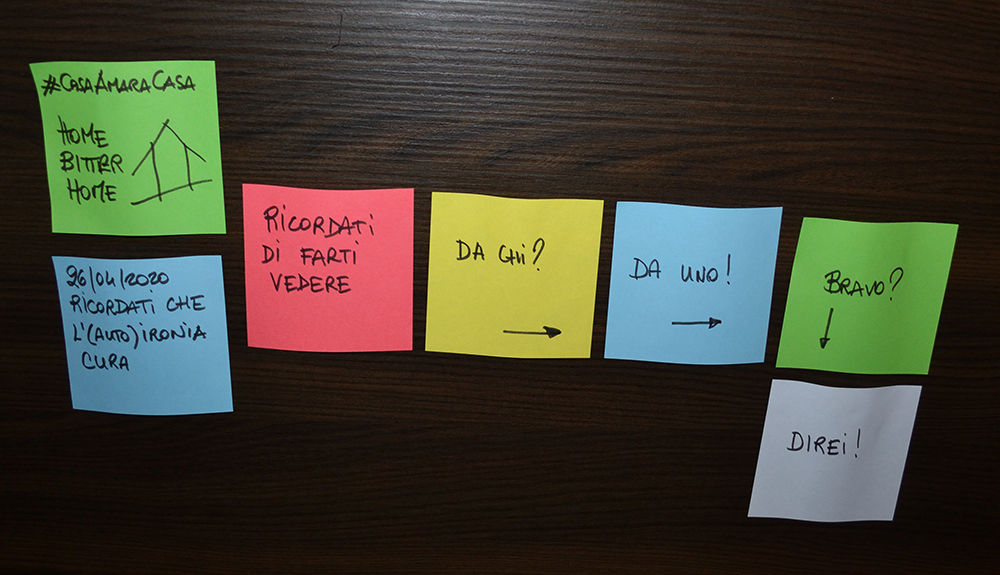 #Iorestoacasa con la mia coscienza: Ricordati che l'(auto)ironia cura