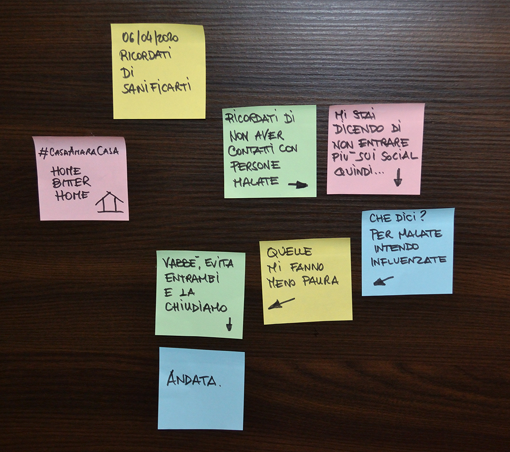 #Iorestoacasa con la mia coscienza: Ricordati di sanificarti