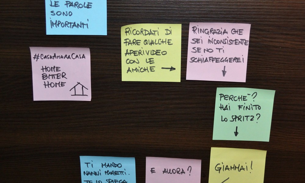 #Iorestoacasa con la mia coscienza: Ricordati che le parole sono importanti