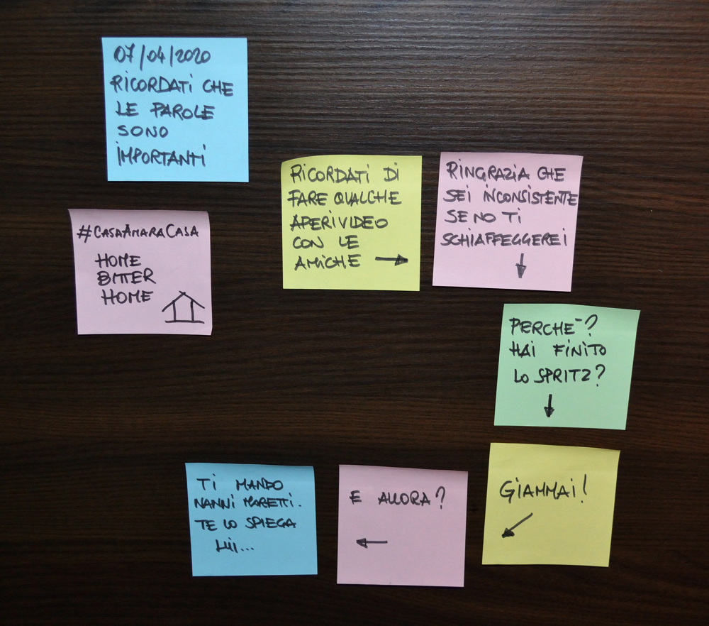 #Iorestoacasa con la mia coscienza: Ricordati che le parole sono importanti