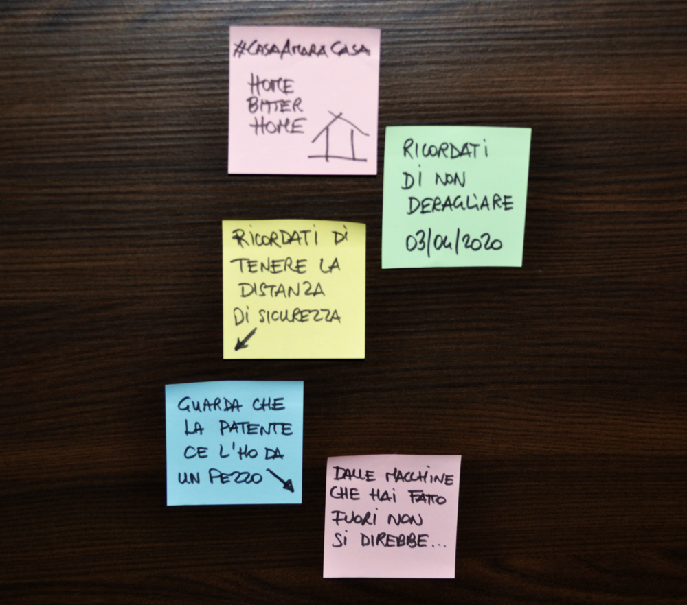 #Iorestoacasa con la mia coscienza: Ricordati di non deragliare