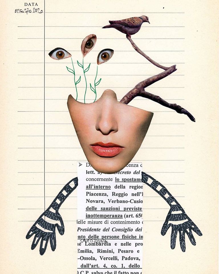 Laura Saddi. Diario della quarantena. Instagram: @catigno.79