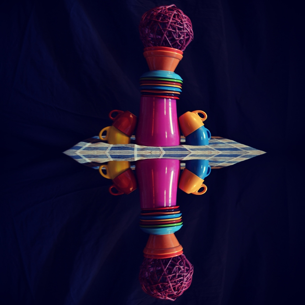 Natura sola - Solitudini (Photocollage). Fotografia di Barbara Picci