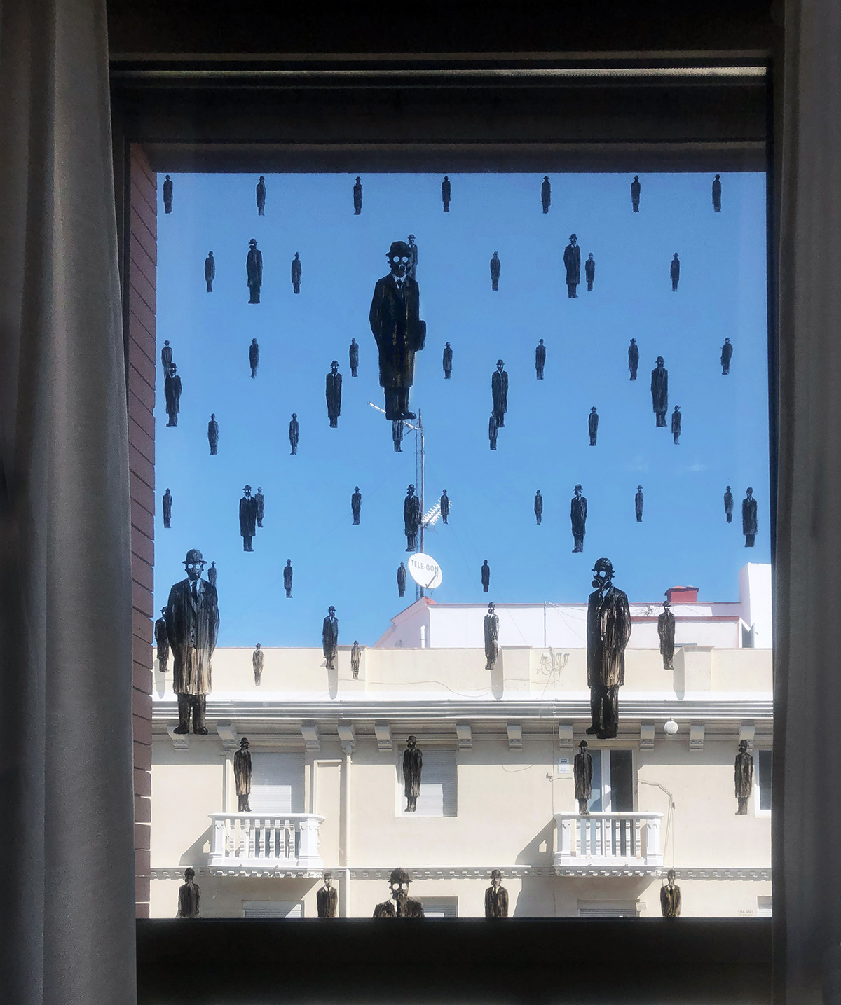 Pejac @ #stayarthomepejac, Madrid