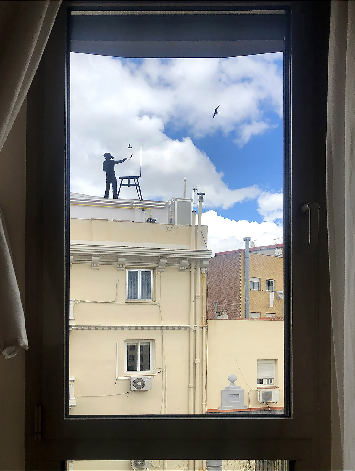 Pejac @ #stayarthomepejac, Madrid