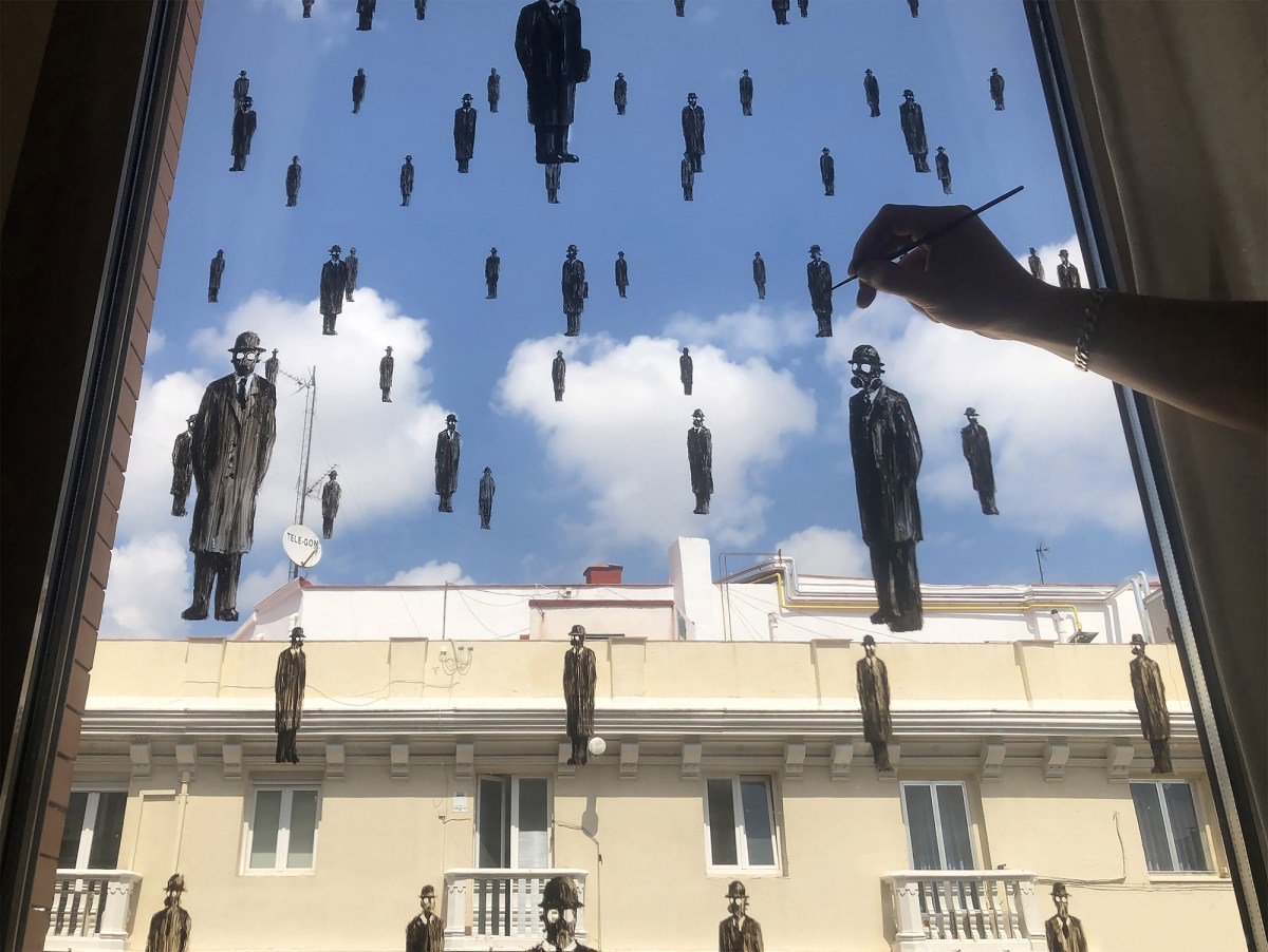 Pejac @ #stayarthomepejac, Madrid