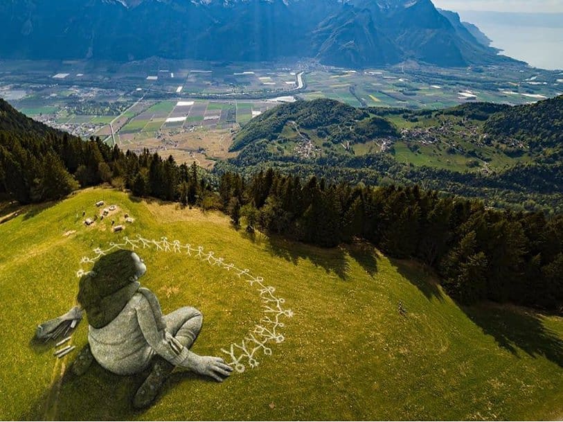 Saype @ Leysin, Switzerland