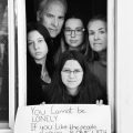 Exclusive -‘Words In The Window: Self Isolation And The Coronavirus’, Portrait Project , Brooklyn, New York, USA – 23 Mar 2020