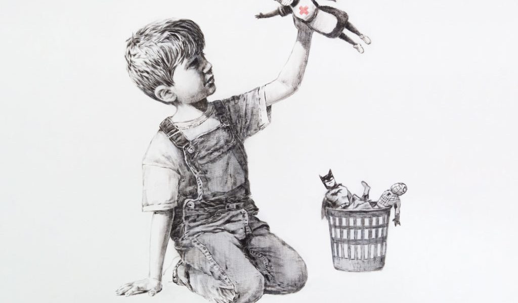 Game changer by Banksy @General Hospital di Southampton, UK