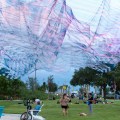 Bending Arc by Janet Echelman @ St Petersburg, USA