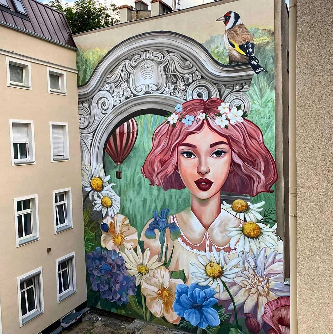 Streetart Murall Poznan Poland Barbara Picci Streetart Murall Poznan Poland Barbara Picci