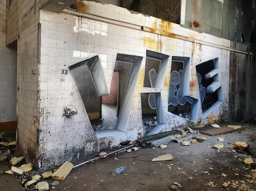 Street art by Vile (After)