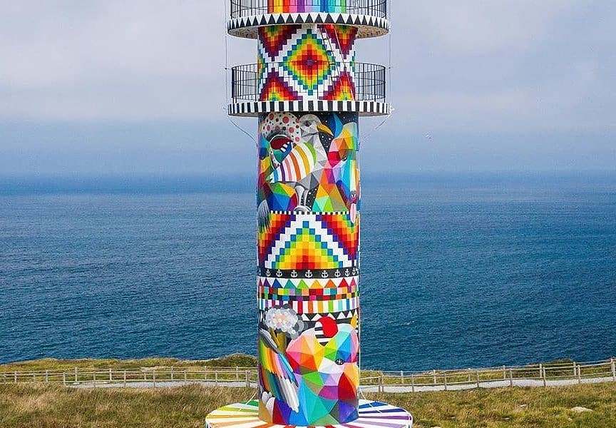 Okudart @ Faro de Ajo, Spain