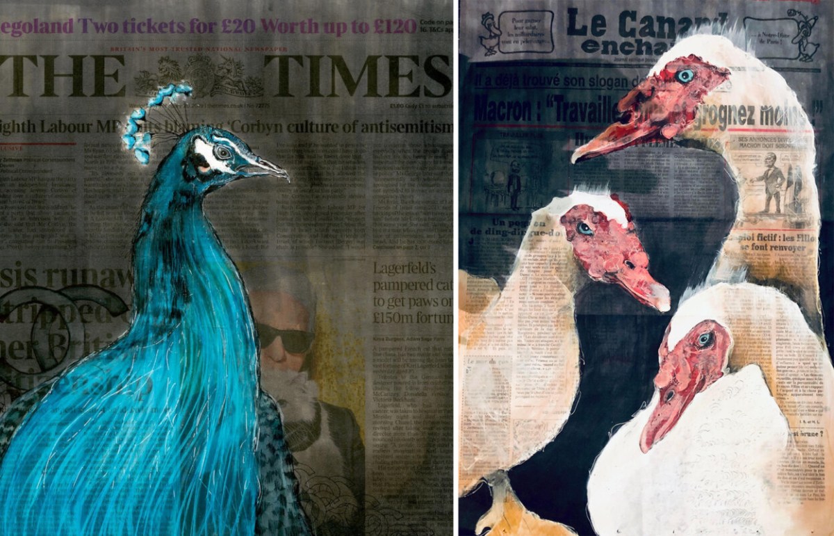 A sinistra: RIP Karl Lagerfeld | A destra: Le Canard © Lisa Törner