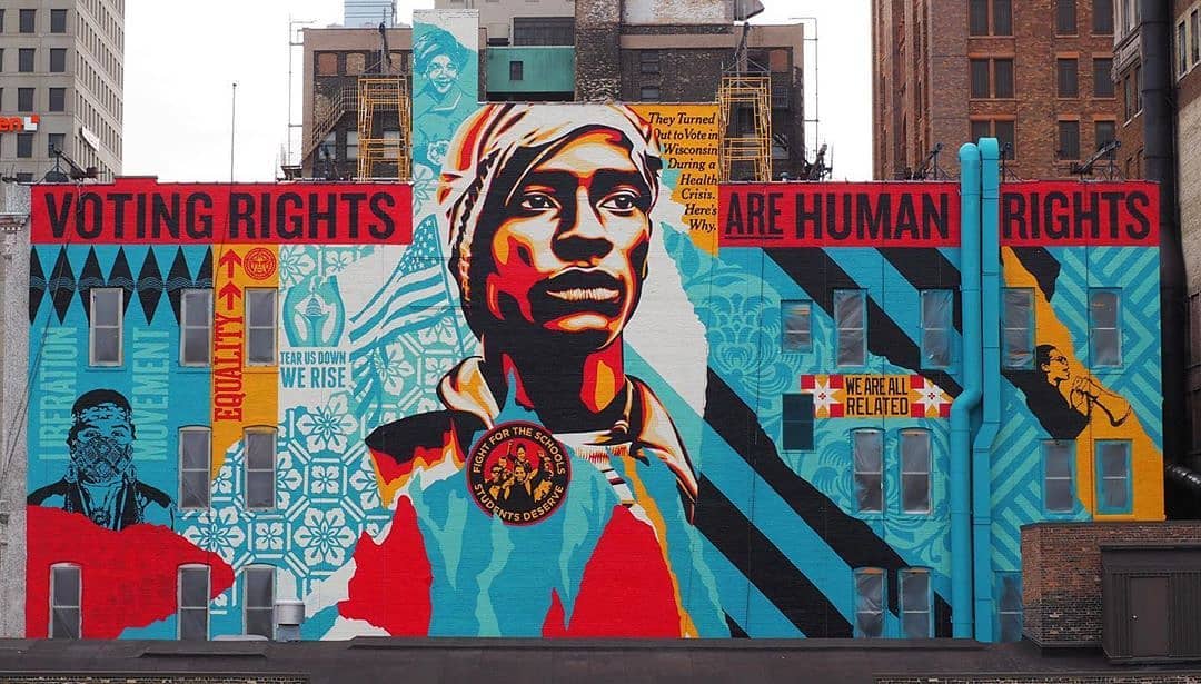 Obey Giant @ Milwaukee, USA Obey Giant @ Milwaukee, USA