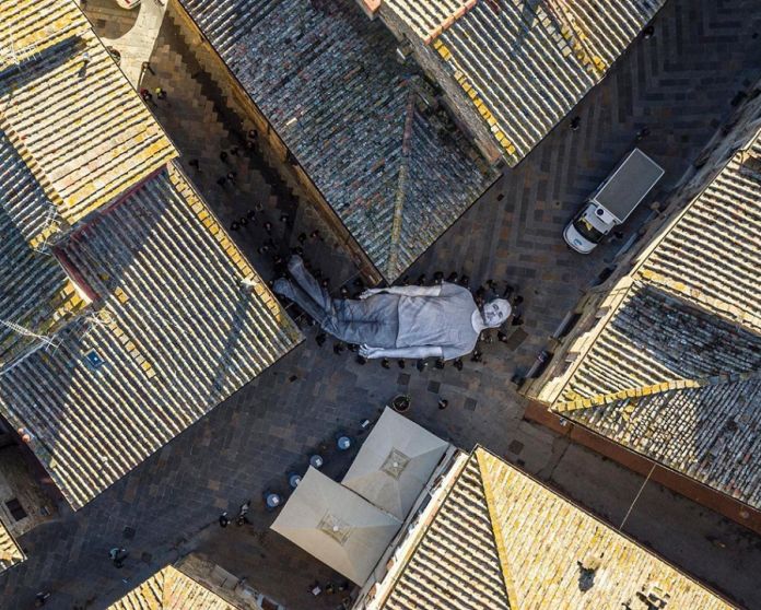 Omelia Contadina by JR @ San Gimignano