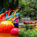 Dale Chihuly, Fiori Boat, 2016, Atlanta Botanical Garden