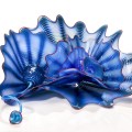Dale Chihuly, Kingfisher Blue Persian Set with Cardinal Lip Wraps, 2016