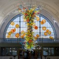 Dale Chihuly, Union Station End of the Day Chandelier and Monarch Window, Union Station, Tacoma, Washington