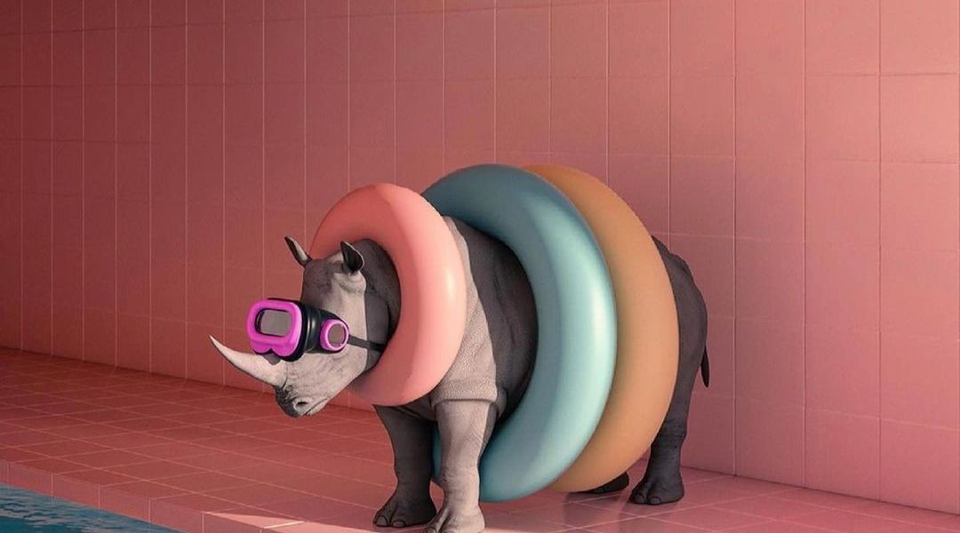 Swimming pool by Karl Larsson