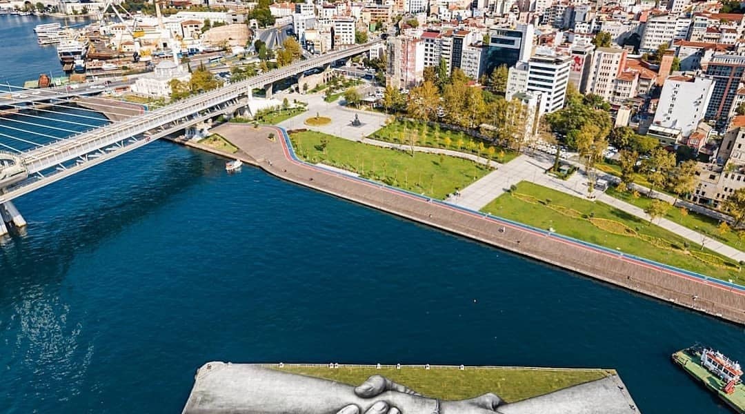 Saype @ Istanbul, Turkey