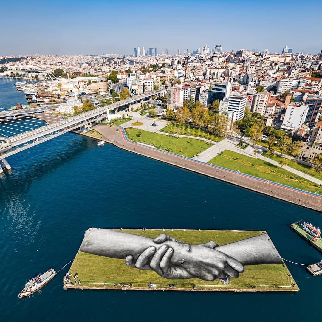 Saype @ Istanbul, Turkey