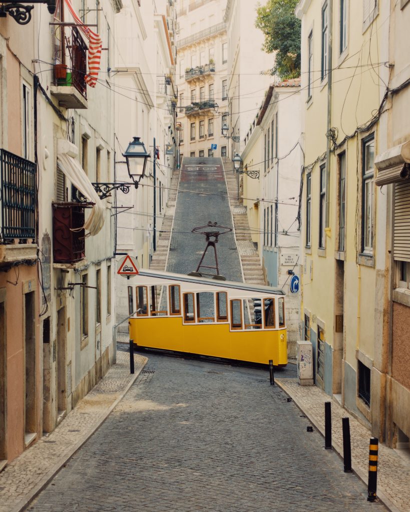 Jack Spicer Adams, Ascensor da Bica, Lisbon, Portugal, c. 1892. Photo courtesy of Accidentally Wes Anderson and @jackspiceradams