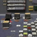 Control Room 3. The top left of these cube-shaped shielded buttons marked A3-5 – or ‘AZ-5’ – was the ‘scram’ kill switch. This manually operated control would immediately terminate the fission reaction by inserting all the control rods at once. In neighbouring Control Room 4, on 26 April 1986 at 1.23.40am, this switch was flicked and a malfunction occurred, causing the meltdown. Chernobyl Exclusion Zone by Darmon Richter