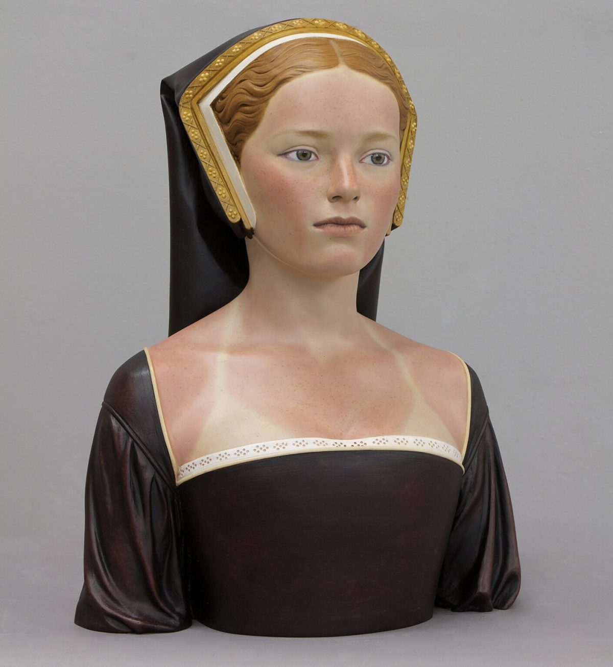 Gerard Mas. “Lady of lloret,” polychrome resin