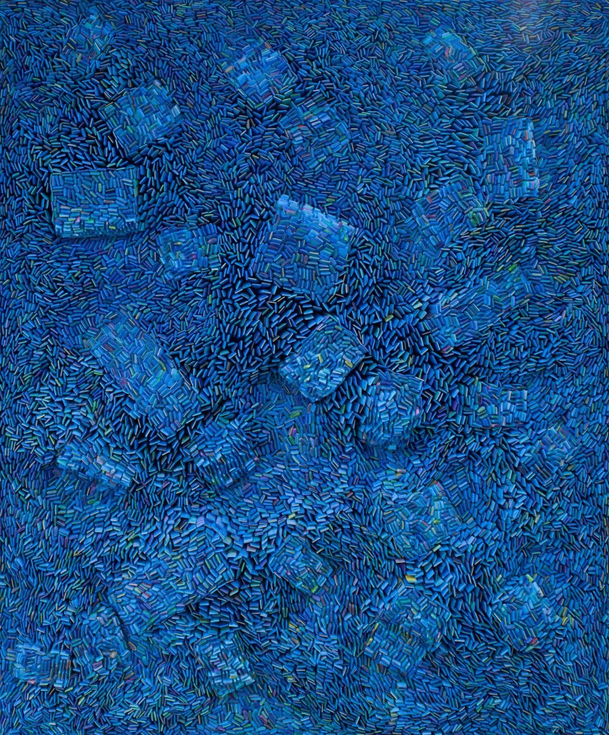 Ilhwa Kim. "Seed Universe 108" (2019), 184 x 152 x 15 cm