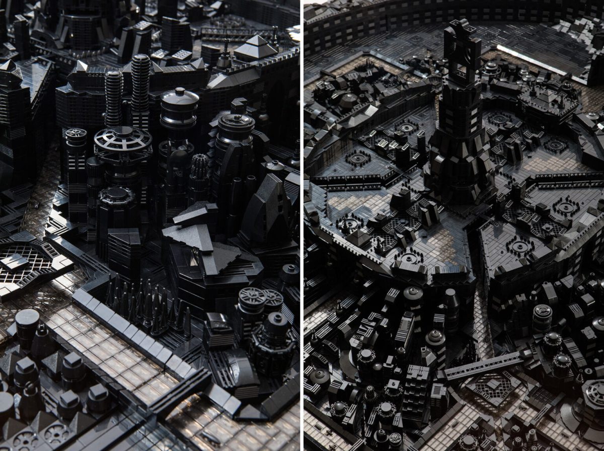 Detail of “Kumbi Saleh 3020 CE” (2019) by Ekow Nimako