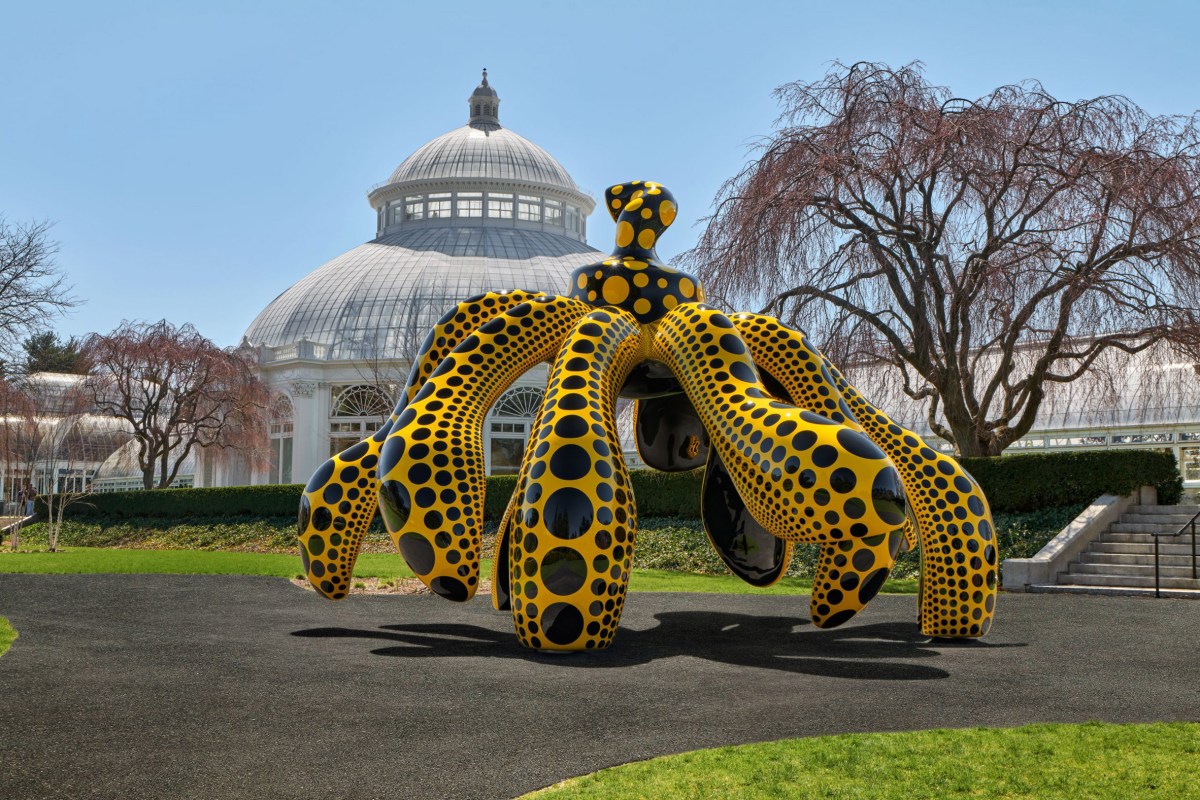 Dancing Pumpkin by Yayoi Kusama @ Botanical Garden, New York
