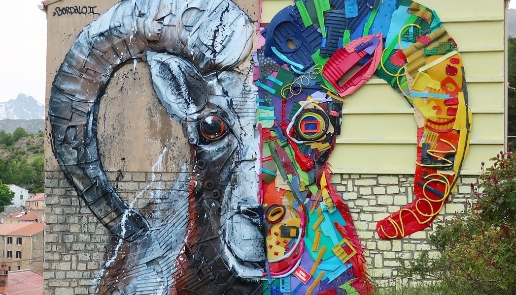 Bordalo II @ Lozzi, Corsica, France