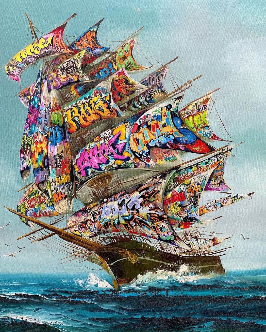 Painting by Dave Pollot